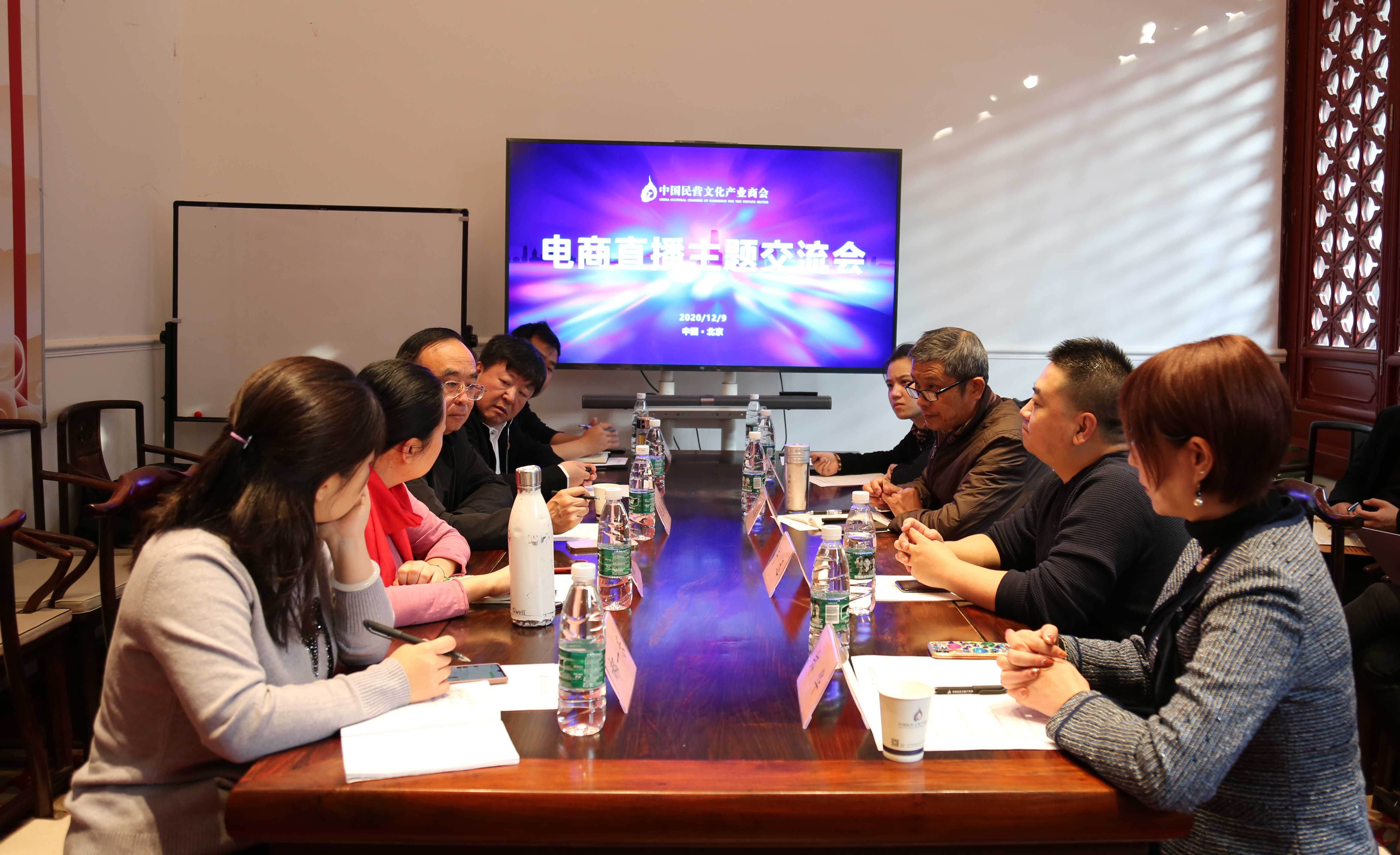中国民营文化产业商会电商直播主题交流会召开